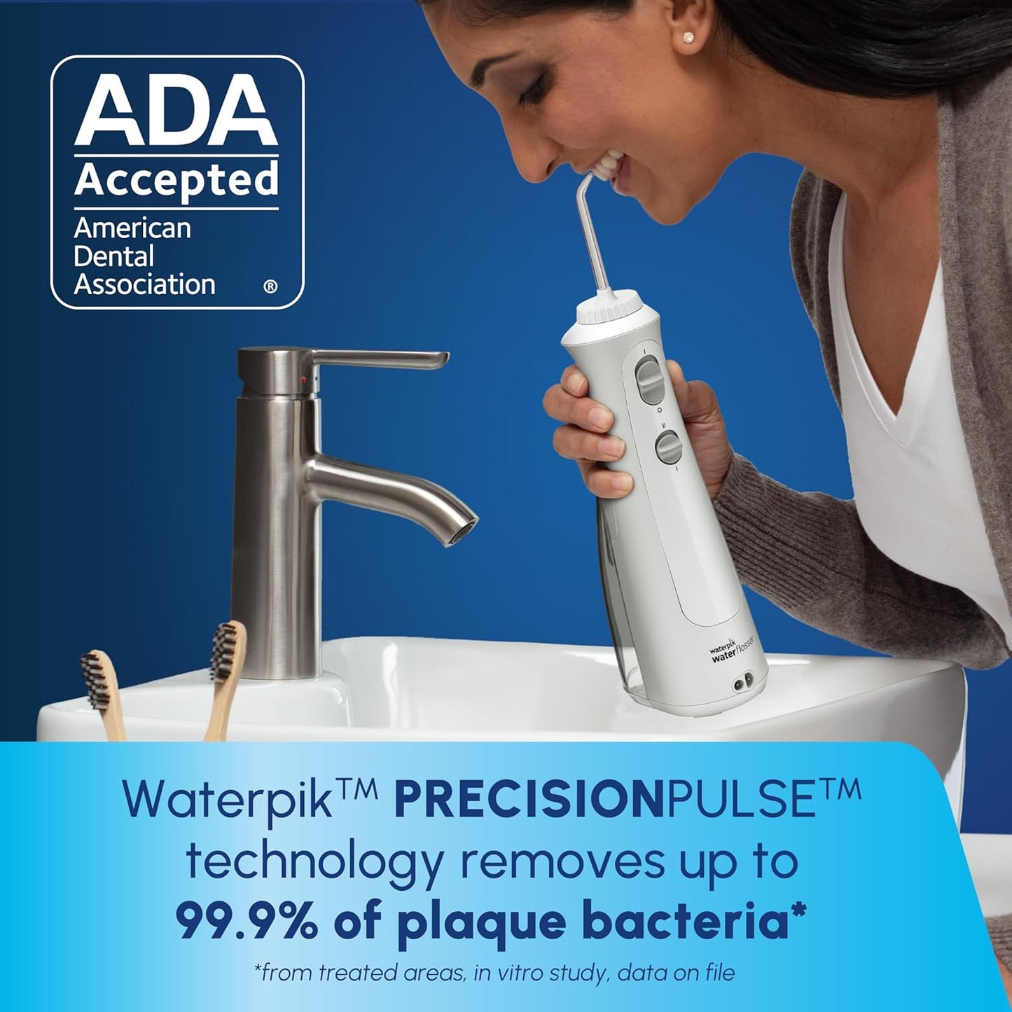 Waterpik Inalámbrico de agua portátil recargable