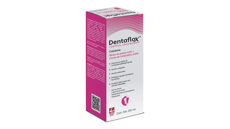 Dentaflox Control Sensibilidad Colutorio, 250 ml.