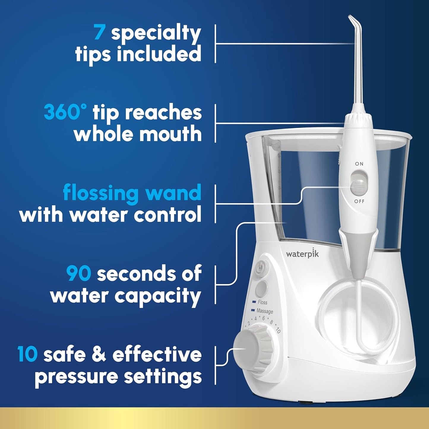 Waterpik Irrigador Dental WP-660 Blanco