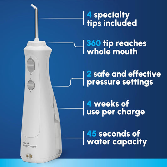 Waterpik Inalámbrico de agua portátil recargable