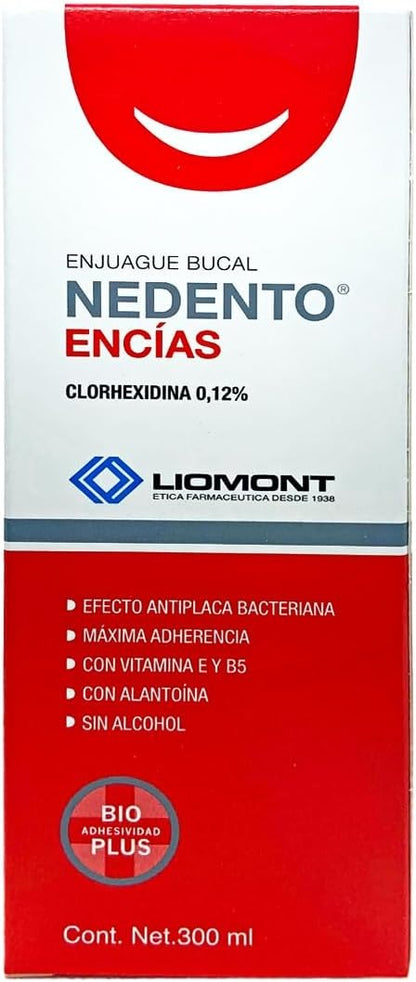 NEDENTO TRICOSAN ENJUAGUE BUCAL 300ML