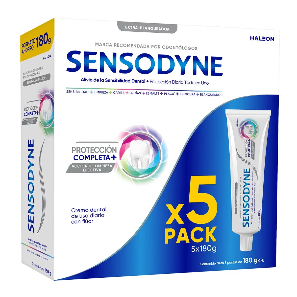 Sensodyne Protección Completa, 5 pzas de 180g