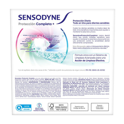 Sensodyne Protección Completa, 5 pzas de 180g