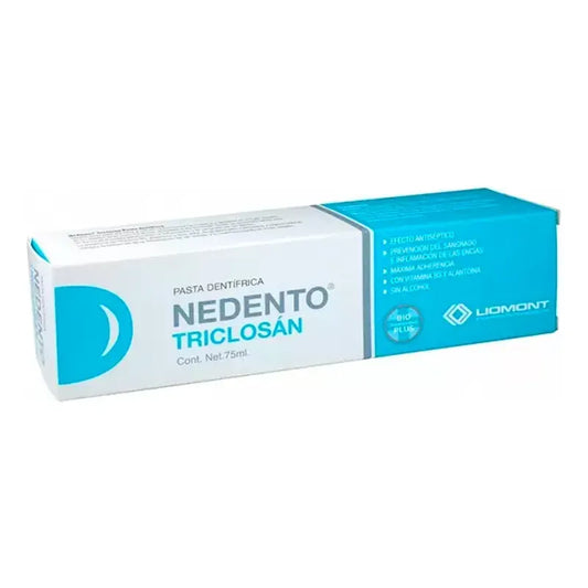 Pasta Dental Nedento Triclosán 75 ml
